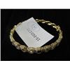 Image 2 : YELLOW GOLD PLATED STERLING SILVER COLOURED GEMSTONE AND COLOURLESS CUBIC ZIRCONIA SET BANGLE