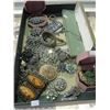 Image 2 : BOX FULL OF ASSORTED COSTUME DESIGNER JEWELLERY; SHERMAN AND OTHER SIGNED DESIGNER PIECES