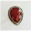 Image 2 : Sterling Silver .925 Carnelian Ring 9.47g RS8.75