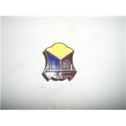 VINTAGE WWII EXTREMELY RARE PIN BACK MTEAL BADGE *MILITARY UNIQUE* VALUE $75.00+!! PIN BACK CAME OUT