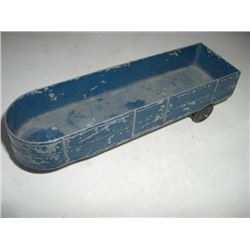 VINTAGE *RARE* TOY METAL TRAILER STAMPED *RALSTOY 4 MADE IN USA* BOOK VALUE $75.00+!!