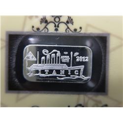 4 x 2015 .999 Silver Titanic Commemorative bars