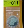 Image 3 : Vintage .999 Silver 1 oz. Santa & Frosty art round