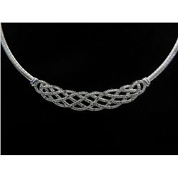 0.25 CT Diamond studded necklace
