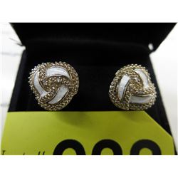 Brand new knot design Diamond earrings