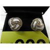 Image 1 : Brand new knot design Diamond earrings