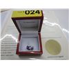 Image 2 : 3 CTW Amethyst & Diamond heart ring