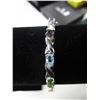 Image 1 : Multi gemstone ladies tennis bracelet