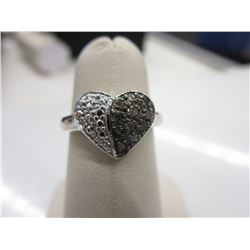 0.15 CT Champagne Diamond cocktail ring