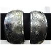 Image 1 : 2 Ladies' dragon motif vintage cuffs