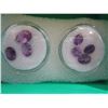 Image 1 : 7 Assorted cut Purple Amethyst gemstones