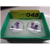 Image 2 : 7 Assorted cut Purple Amethyst gemstones