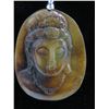 Image 1 : Sterling Silver & hand carved  Asian Jade necklace