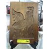 Image 1 : Vintage Scandinavian hand carved wall plaque