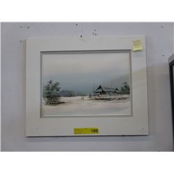 Signed quality Asian watercolour