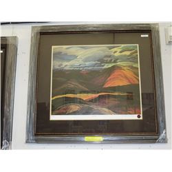 Framed Group of Seven print: "Autumn"