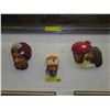 Image 1 : 3 Vintage "Bossons" 2D wall figures