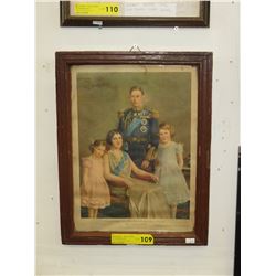 Vintage framed "The Royal Family" print
