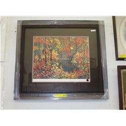 Framed Group of Seven print: "The Pool"