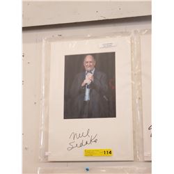 Autographed Concert photo - Neil Sedaka