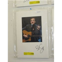 Autographed Concert photo - Bob Saget