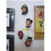 Image 1 : 4 Vintage "Bossons" 2D wall figures