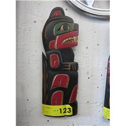 R. Krawchuk - Carved wall plaque "Wolf"