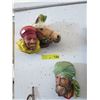 Image 1 : 2 Vintage "Bossons" 2D wall figures