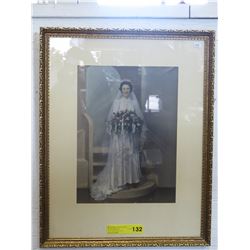 Vintage tinted wedding photo