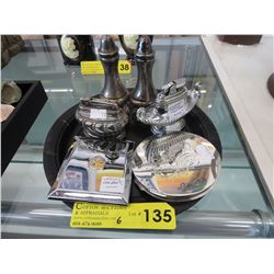 Vintage table lighters & compacts