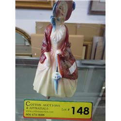 Royal Doulton china figurine "Paisley Shawl"