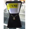 Image 2 : 14KT Yellow Gold Pendant & Chain
