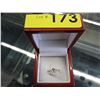Image 2 : 10KT Yellow Gold -   Aquamarine Solitaire ring