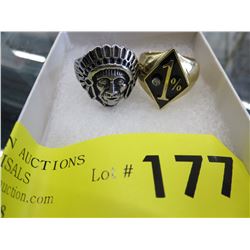 2 Men's Rings
