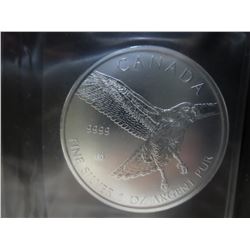 2015 Canada $5.00 Silver Coin - Red Tailed Hawk