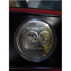 1974 Canada Winnipeg Centennial Proof Dollar