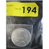 Image 2 : Skeletonized Barack Obama "Yes I Can" Silver Round
