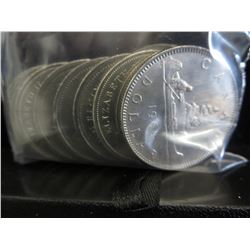 10 x Canadian Canoe Dollars, Various Years