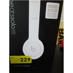 On ear headphones - white