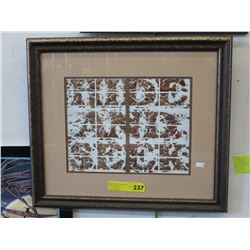 Framed  Bev Doolittle print - "Hide & Seek"