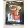 Image 1 : Framed Coca-Cola poster