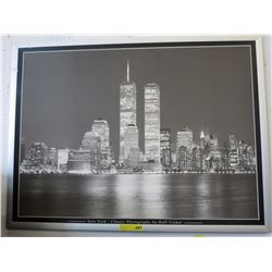 Vintage New York skyline photographic poster
