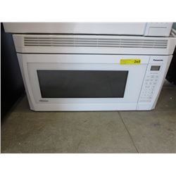 Panasonic over-the-stove microwave oven - white