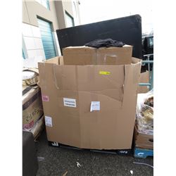 Bin of assorted goods - mostly store returns