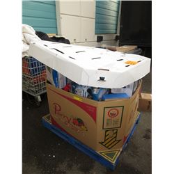 Skid of mostly store return electronics