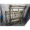 Image 1 : Vintage twin size brass bed frame