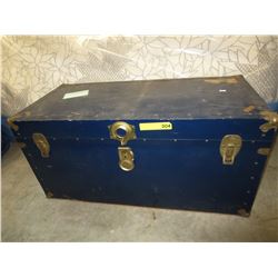 Blue metal trunk