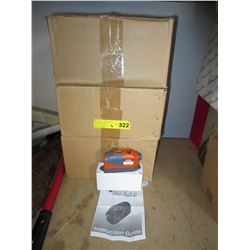3 Cases of battery operated laser levels