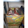 Image 1 : 2 Boxes of new plastic toy glasses & other goods