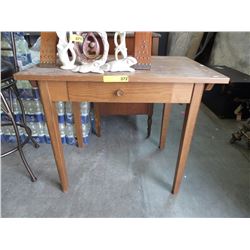 Mid century vanity table with drawer
